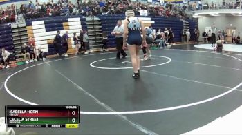 120 lbs. Champ. Round 2 - Isabella Horn, Festus vs Cecelia Street, Menasha