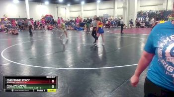 105 lbs Round 7 (8 Team) - Fallon Dames, RPA/Head Hunters Wrestling Club vs Cheyenne Stacy, Nebraska Marvels