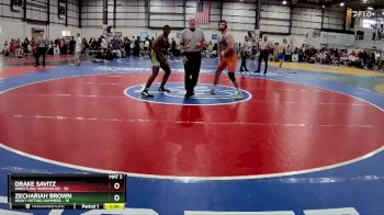 215 lbs Round 1 (4 Team) - Drake Savitz, WRESTLING WAREHOUSE vs Zechariah Brown, HEAVY HITTING HAMMERS