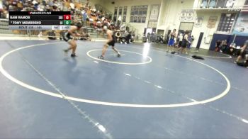 144 lbs Champ. Round 2 - Sam Ramos, Servite vs Tony Membreno, Laguna Hills