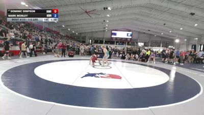 113 lbs Cons. Rd Of 16 - Dominic Simpson, Big Red Wrestling Club vs Mark Mobley, Beastmode Wrestling