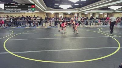 123 lbs Round Of 32 - Micaiah Cortez, Central Catholic WC vs Jasmine Ruediger, Gold Rush Wrestling
