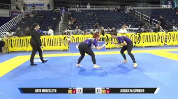 Jessica Rae Spencer vs Katie Marie Kloth 2025 Pan IBJJF Jiu-Jitsu No-Gi Championship