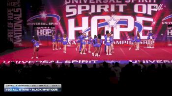 TSC All Stars - Black Mystique [2026 L2 Senior - D2 - Small Day 1] 2026 Spirit of Hope Grand Nationals