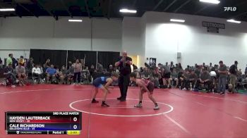 87 lbs Placement Matches (16 Team) - Hayden Lauterback, New Jersey vs Cale Richardson, Oklahoma Blue