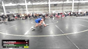 110 lbs Champ. Round 3 - Emillio Peterson, Madison Middle School vs Stevie Yeaman, Sublime Wrestling Academy