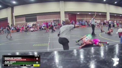 138 lbs Cons. Round 3 - Damajae Hayden, Modern Warrior Wrestling Club vs Alex Whitt, Unattached