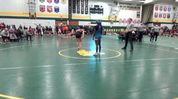 125 lbs 5th Place Match - Allison Asante, Wahlert Catholic vs Brenna Ruff, Prairie, Cedar Rapids