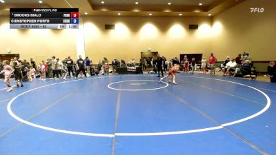 67 lbs Semis - Brooks Bialo, Pennsylvania vs Christopher Porto, Connecticut