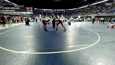 167 lbs Consy 5 - Mason VanAllman, Tyrone vs Crue Carter, Selinsgrove