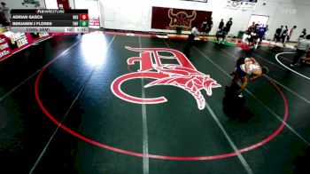 144 lbs Cons. Semi - Benjamin J Flores, The Wrestling Factory vs Adrian Gasca, Downey High School