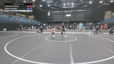 110 lbs Cons. Round 5 - Cyndi Buchannan, Unattached vs Destiny Medina, Doane