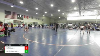 132 lbs Cons. Round 3 - Wyatt Christensen, Syracuse vs Gage Nielson, Canyon View
