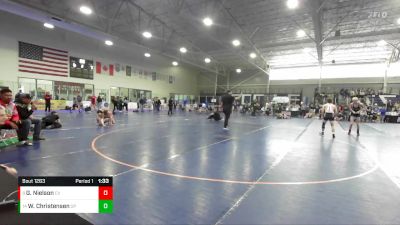 132 lbs Cons. Round 3 - Wyatt Christensen, Syracuse vs Gage Nielson, Canyon View