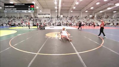 138 lbs Consi Of 16 #2 - Luke Henry, OH vs Zachary Katz, NM