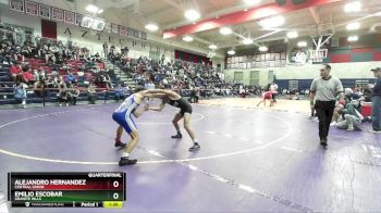 106 lbs Quarterfinal - Emilio Escobar, Granite Hills vs Alejandro Hernandez, Central Union