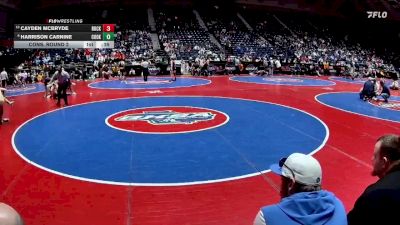 2A-165 lbs Cons. Round 2 - Cayden McBryde, Rockmart vs Harrison Carnine, Cook