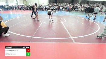 110-I lbs Round Of 64 - Sebastian Calderon, MacArthur vs Billy Pernot, Northern Delaware Wrestling Academy