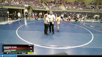 93 lbs Cons. Round 3 - Kashden Olsen, Richfield vs Thomas Gorst, West Jordan