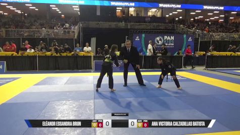 Ana Victoria Calzadillas Batista vs Eléanor Essandra Brun 2025 Pan Kids Jiu-Jitsu IBJJF Championship