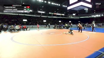 Girls 140 lbs Champ. Round 1 - Stephany Lopez, Federal Way (Girls) vs Dani-Lynn Ray, Lincoln (Tacoma) (Girls)