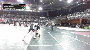 165 lbs Champ. Round 1 - Markis Teeples, Newport vs Samson Castillo, Bishop Kelly