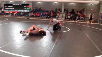 149 lbs Champ. Round 2 - Ozy Aquino, Northern Oklahoma College-Tonkawa vs Tyler Gibson, Briar Cliff (Iowa)