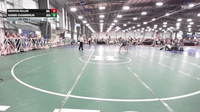 126 lbs Rr Rnd 1 - Weston Killar, NWL Scrappin - HSB vs Kaden Chamberlin, Journeymen Red - HSB
