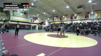 285 lbs 1st Place Match - Angel Rodriguez, Centennial (Corona) vs Andrew DeLaTorre, Moreno Valley