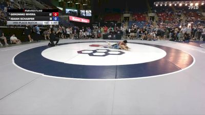 138 lbs 3rd Place Match - Geronimo Rivera, UT vs Isaiah Schaefer, IN
