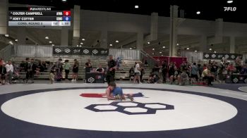 41 lbs Cons. Round 3 - Colter Campbell, Anchorage Youth Wrestling Academy vs Joey Cotter, South Side Wrestling Club