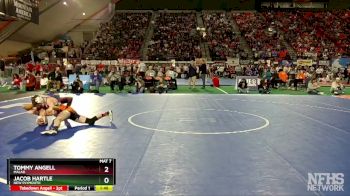 2A 120 lbs Champ. Round 1 - Tommy Angell, Malad vs Jacob Hartle, New Plymouth