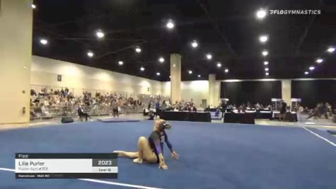 Lilia Purler - Floor, Fuzion Gym #722 - 2021 USA Gymnastics Development Program National Championships