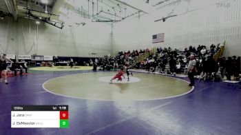 120 lbs Consi Of 8 #1 - Jorge Jara, Cliffside Park vs Jake DeMeester, Garfield