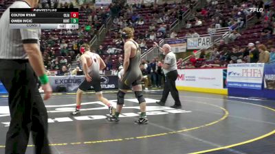 160 lbs Consi 3 - Colton Ryan, Clearfield vs Owen Ivcic, Bentworth