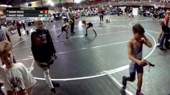 56 lbs Cons. Round 2 - Wyatt Trede, Gretna Youth Wrestling Club vs Kasen Wilke, FoxFit