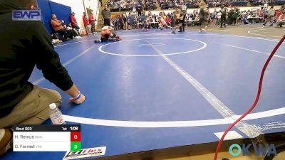 120-130 lbs Quarterfinal - Hagen Remus, Barnsdall vs Declan Forrest, Vinita Kids Wrestling