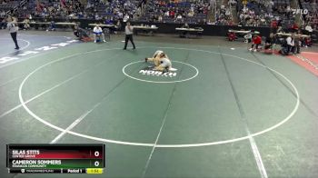 157 lbs Quarterfinal - Silas Stits, Center Grove vs Cameron Sommers, Franklin Community