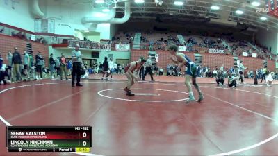 132 lbs Semifinal - Lincoln Hinchman, Contenders Wrestling Academy vs Segar Ralston, Club Madison Wrestling