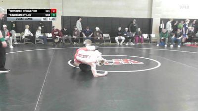 157 lbs Consolation - Braeden Thrasher, North Attleborough vs Lincolin Stiles, Minnechaug