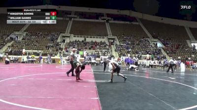 5A 132 lbs Cons. Round 3 - Kingston Adkins, Elberta HS vs William Gaines, John Carroll Catholic HS