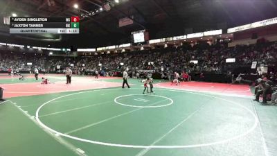 50 lbs Quarterfinal - Ayden Singleton, INC2 vs Jaxton Tanner, RIKA