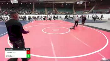 37 lbs Consolation - Lukas Gauna, Wolfpack Wr Ac vs Joshua Kahanu White, Stay Sharp WC