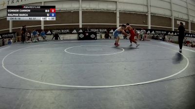 215 lbs Connor Cannon, Oklahoma Outlaws Red vs Ralphie Barca, New Jersey