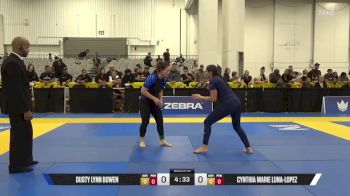 CYNTHIA MARIE LUNA-LOPEZ vs DUSTY LYNN BOWEN 2025 World IBJJF Jiu-Jitsu No-Gi Championship