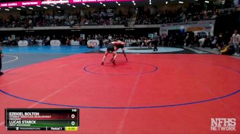 145 lbs Cons. Round 2 - Lucas Starck, West Anchorage vs Ezekiel Bolton, Student Wrestling Development Program