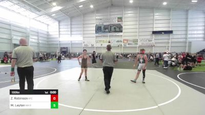 130 lbs Semifinal - Zaidyn Robinson, Atc vs Mythias Layton, NM Royalty