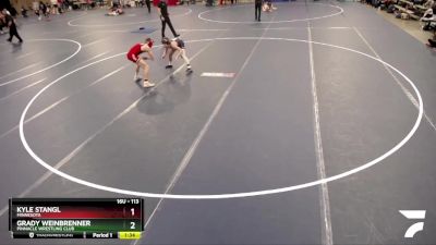 113 lbs Quarterfinal - Grady Weinbrenner, Pinnacle Wrestling Club vs Kyle Stangl, Minnesota