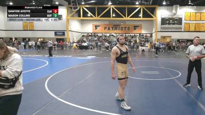 165Tan lbs Rr Rnd 2 - Sawyer Ayotte, Clarion vs Mason Collins, Navy