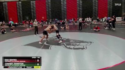 165 lbs Quarterfinal - Conner Johnston, University Of Central Missouri vs Dax Gentes, University Of Central Missouri